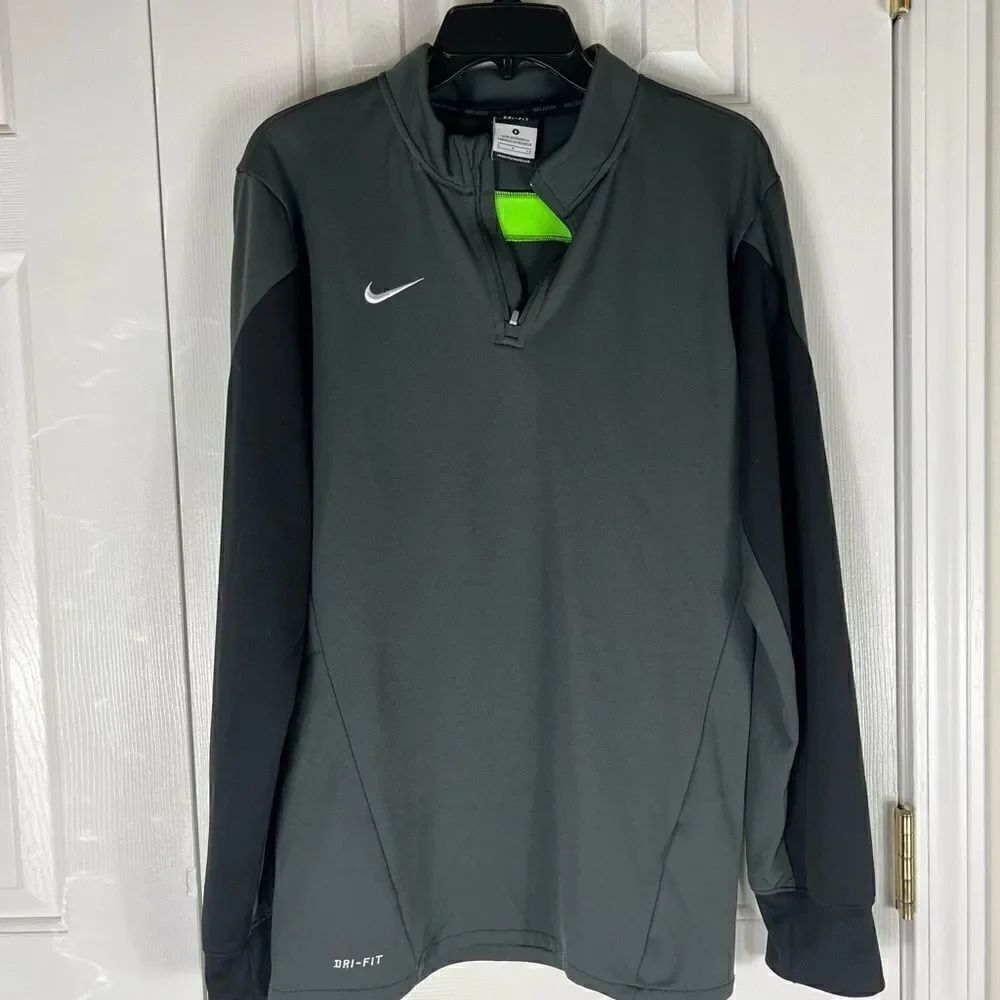 Nike Mens Grey Dri Fit Pullover Size Small